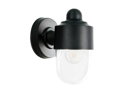 PREZENT 48324 HALIFAX 1xE27 LED/10W,IP44, BLACK, WALL