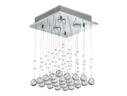LUXERA 62425 KILLYS 3xGU10/50W, CHROME/CLEAR