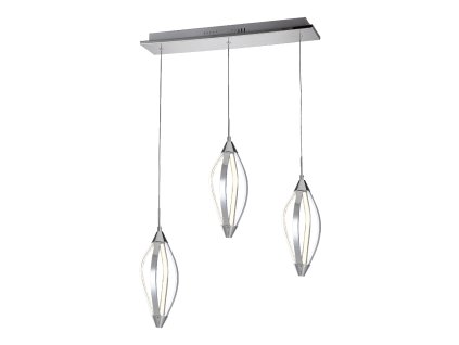 LUXERA 61306 SAKURA 3xLED/13.2W,3000K, CHROME/WHITE