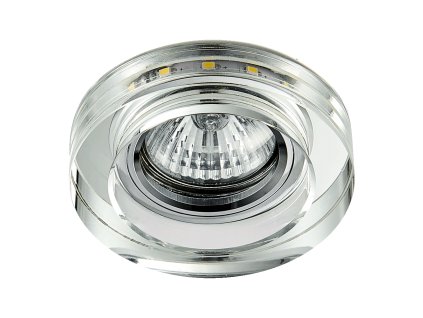 EMITHOR 71104 DOWNLIGHT GU10/50W,LED/3W, CHR/MIR,CLEAR