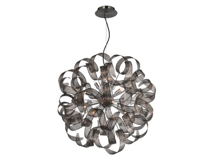 LUXERA 64375 RIBBONETT 12xG9/33W, CHROME/COFFEE