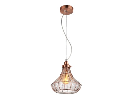 PREZENT 46086 PERUGIA 1xE27/60W,D230, COPPER/CLEAR