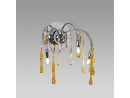 PREZENT 14015 SALYX 3xG4/20W, CHROME/HONEY, WALL
