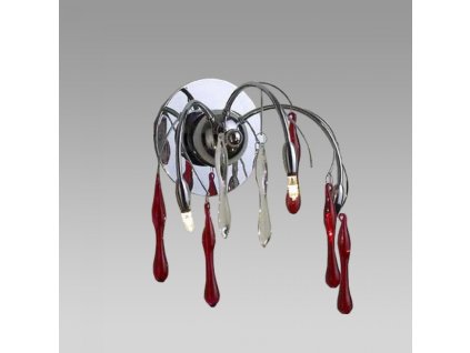 PREZENT 14018 SALYX 3xG4/20W, CHROME/RED, WALL