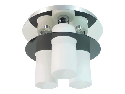 LUXERA 69044 MACAO 3xE27/60W+3xLED/3W,CHR/OPAL/SMOKED