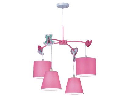 PREZENT 28027 CAROUSEL 4xE14/40W, PINK