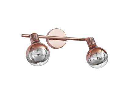 PREZENT 65029 CUPERTINO 2xG9/33W, COPPER/CLEAR