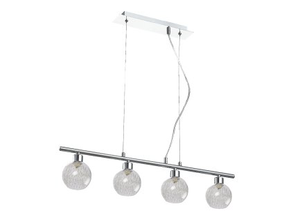 PREZENT 65034 WIRO 4xG9/33W, CHROME/CLEAR-SILVER