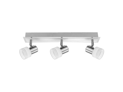 PREZENT 49022 MONK 3xG9/33W, CHROME-BR.ALUMINIUM/WHITE