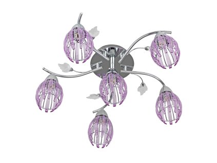 PREZENT 61212 EZZO HS 6xG9/33(40W), PURPLE, CHROME