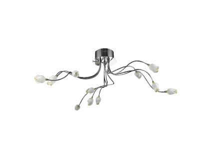 LUXERA 64032 LOTOSS 12xG4/20W, CHROME