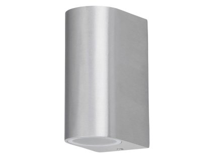 Vonkajšie nástenné svietidlo Chile 8034 - GU10 2x max. 35W - kartáčovaný hliník