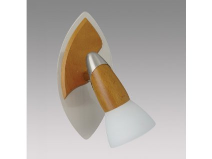 PREZENT 450 REA 1xE14/R50/40W, NS/DARK WOOD/WHITE