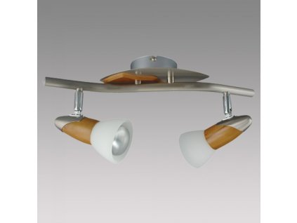 PREZENT 451 REA 2xE14/R50/40W, NS/DARK WOOD/WHITE