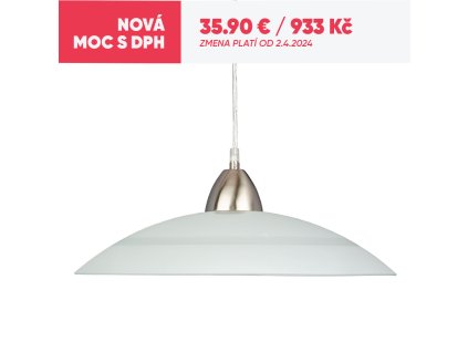 PREZENT 25 PLATE 1XE27/60W, MATT DECOR, PENDANT