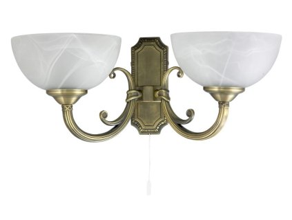 Nástenné svietidlo Marlene 8542 - E14 2x max. 40W - bronzová