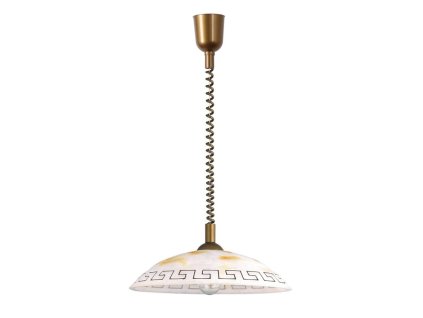 Závesné svietidlo Etrusco 7640 - E27 1x max. 60W - biele alabastrové sklo