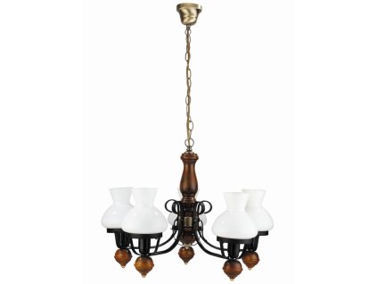 Luster Petronel 7079 - E27 5x max. 60W - matná čierna