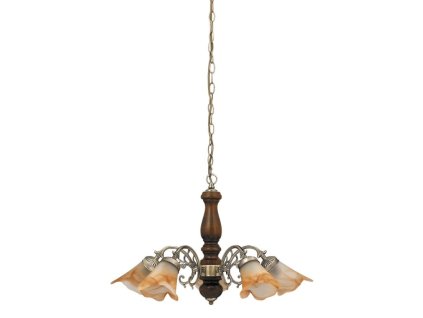 Luster Rustic 3 7095 - E14 5x max. 40W - bronzová