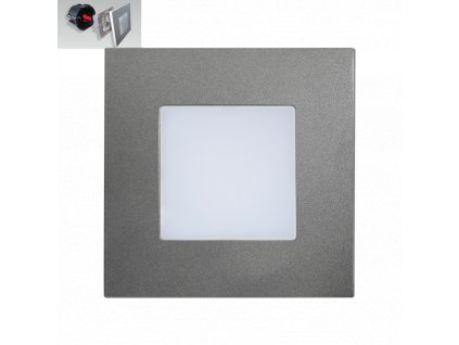 EMITHOR 48305 STEP LIGHT LED/1W,4000K, ANTHRACITE