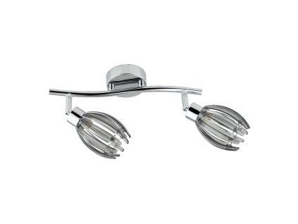 PREZENT 61207 EZZO HS 2xG9/33(40W), CHR/SMOKED