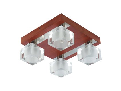 PREZENT 25067 OMEGA 4xG9/40W,CHERRY/CHROME/CRYSTAL