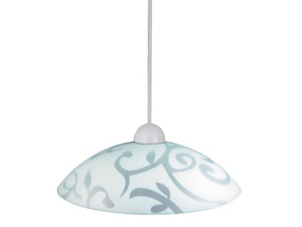 Závesné svietidlo Scroll 1846 - E27 1x max. 60W - biela