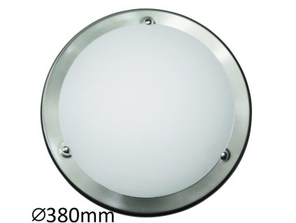 Stropné svietidlo Ufo 5151 - E27 2x max. 60W - saténová chrómová