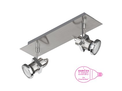 PREZENT 27105 BORG 2xGU10 LED/2,3W, NS/CHROME