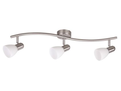 Bodové svietidlo Soma 6303 - E14 3x max. 40W - saténová chrómová
