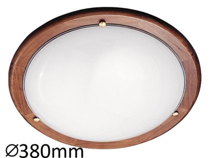 Stropné svietidlo Ufo 5427 - E27 2x max. 60W - dub