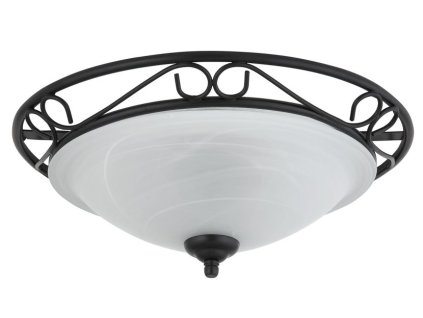 Stropné svietidlo Athen 3722 - E27 2x max. 60W - čierna