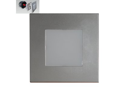 EMITHOR 48302 STEP LIGHT LED/1W,4000K, SILVER