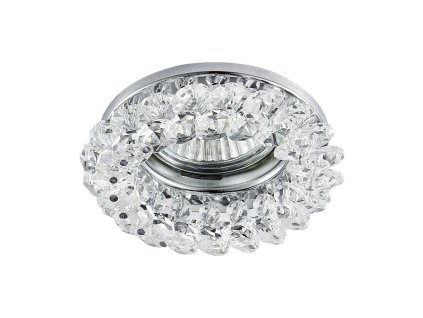 EMITHOR 71025 DOWNLIGHT GU10/50W, CRYSTAL/CHROME