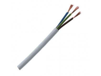 Kábel H05VV-F 3G 1,5 - biely (CYSY)