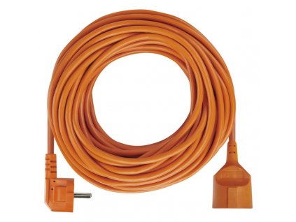 Predlžovací kábel 20 m / 1 zásuvka / oranžový / PVC / 230 V / 1,5 mm2 - P01120