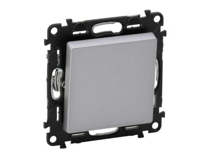 Hliníkový spínač č.1 Legrand Valena Life jednopólový vypínač aluminium