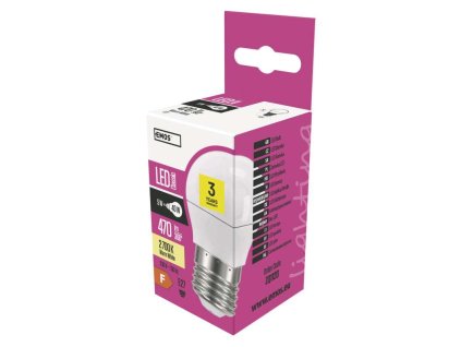 LED žiarovka Classic Mini Globe 5W E27 teplá biela - ZQ1120