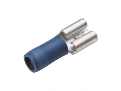 Plochý lisovací konektor - 18 0232 - izolovaný 1,5-2,5 mm2 - modrý (100 ks)