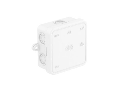 Biela odbočná krabica OBO Bettermann A 8 na povrch IP55