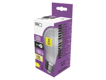 LED žiarovka Filament A60 7,6W E27 teplá biela - Z74276