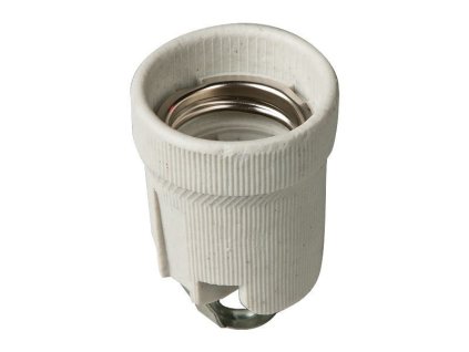 Šedá keramická objímka Greenlux LH-E27D pre pätice E27