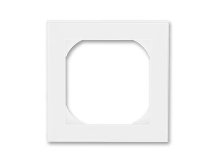 Levit - 3901H-A05510 03 - Rámček jednonásobný s otvorom 55x55 - biela/biela