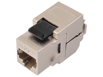 10G samorezný tienený keystone CAT6A STP RJ45 - SXKJ-10G-STP-BK-SA - 25286902