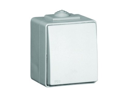 LOGUS90 - 48051 CBR - Prepínač krížový, rad. 7, biela