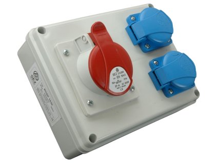Zásuvková rozvodnica - ROSP 1630 - 2x230V 1x16A/400V 4P