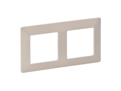 Béžový dvojnásobný rámik Legrand Valena Life 754042 horizontálny vertikálny
