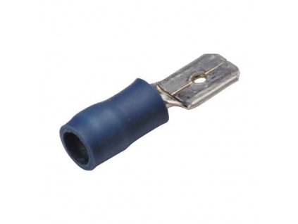 Plochý lisovací konektor - 18 0292 - izolovaný 1,5-2,5 mm2 - modrý (100 ks)