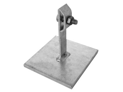 Podpera vedenia na ploché strechy - PV 21 oceľ - 100mm - Fe/Zn - 1,06kg