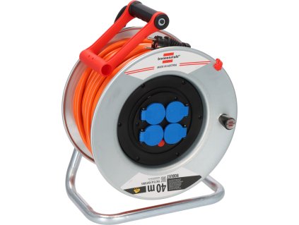 Brennenstuhl 1193211 stavebný predlžovací bubon 40m Garant S kábel 3x2,5mm2 Bremaxx oceľov